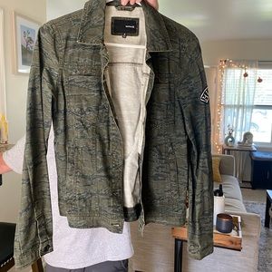 Hurley camouflage utility jacket